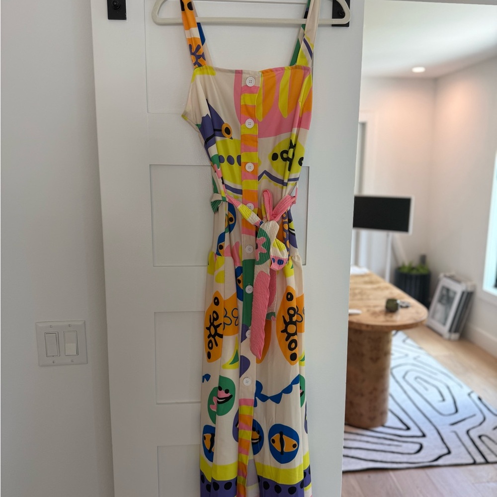 Anthropologie Sunday Up Multicolor Geometric Dress